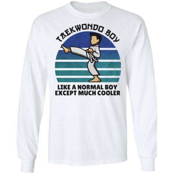 Teawondo Boy Like A Normal Boy Except Much Cooler shirt