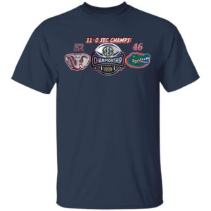 Alabama 11-0 SEC Champions Shirt, Ladies Tee