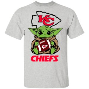 Baby Yoda Hug Kansas City Chiefs Shirt