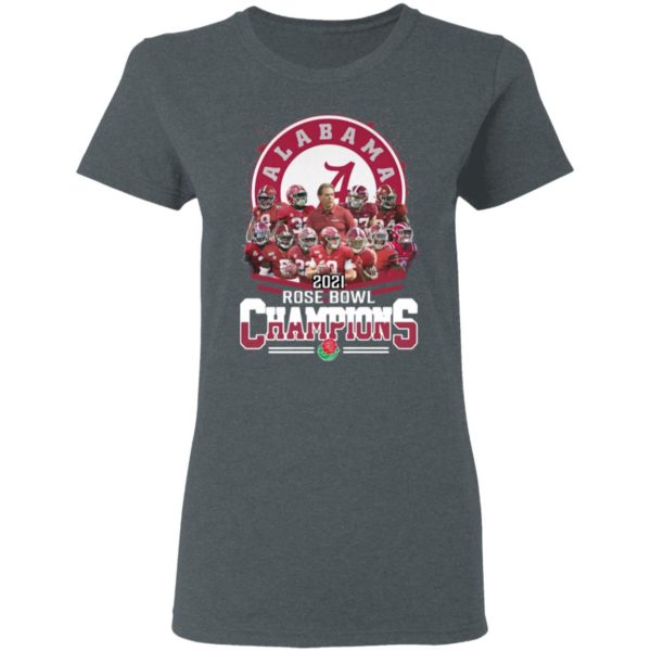 Alabama Crimson Tide 2021 Rose Bowl Champions shirt