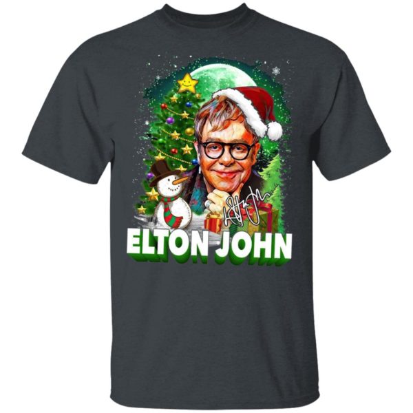 Elton John Christmas Shirt, Long Sleeve, Hoodie