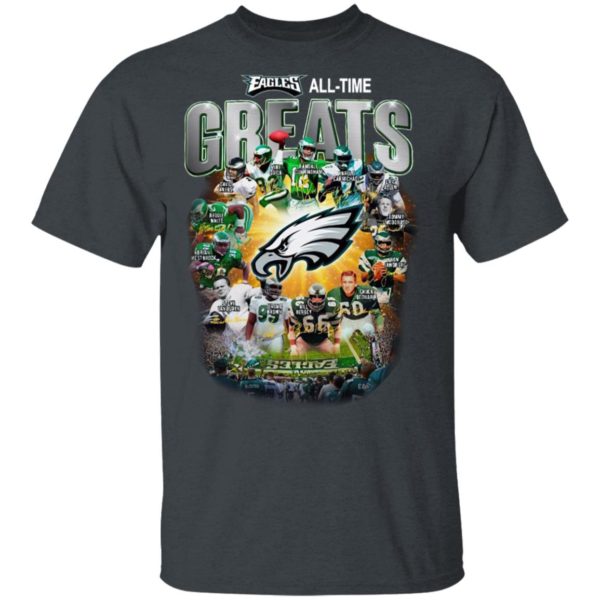 Philadelphia Eagles All Time Greats Signatures Shirt