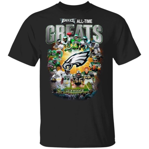 Philadelphia Eagles All Time Greats Signatures Shirt