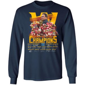 Washington Redskins Football 2020 NFC East Division Champions Signatures Shirt