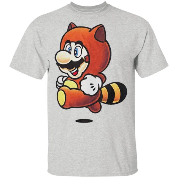 Tanooki Mario Super Mario Bros shirt
