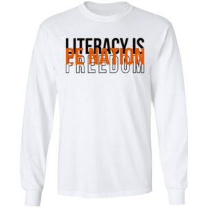 Pe Nation Literacy Is Freedom David Jones Shirt