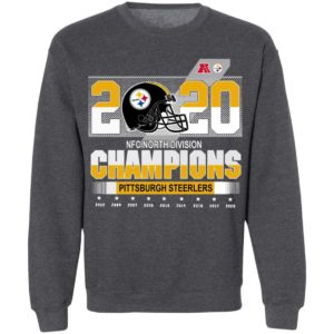 Pittsburgh Steelers Nfc North Division Champions 2002-2020 Shirt