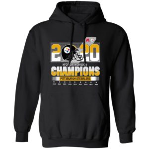 Pittsburgh Steelers Nfc North Division Champions 2002-2020 Shirt