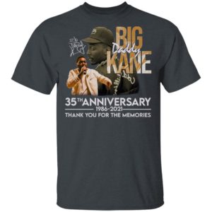 Big Kanne 35th Anniversary 1986 2021 Thank You For The Memories Signature Shirt