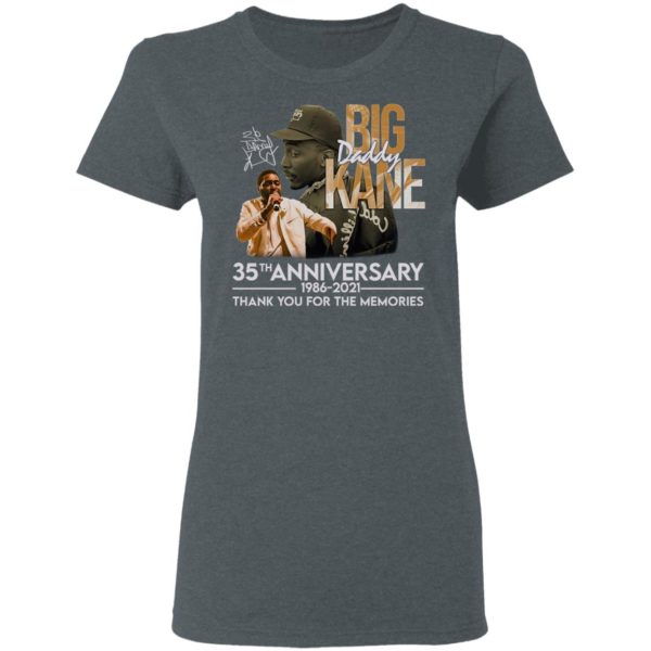 Big Kanne 35th Anniversary 1986 2021 Thank You For The Memories Signature Shirt