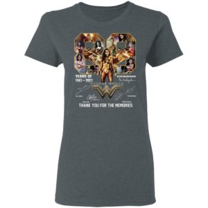80 Years Of 1941-2021 Thank You For The Memories Shirt