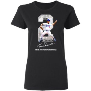 2 Tommy Lasorda Los Angeles Dodgers Thank You For The Memories Signature Shirt