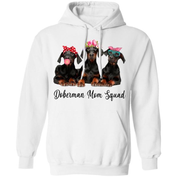 Doberman Mom Squad Flower Shirt