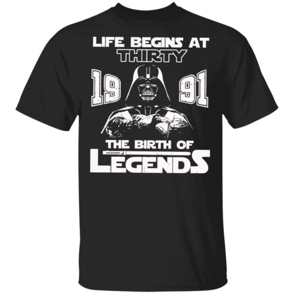 The Mandalorian Life Begins At Thirty 1991 The Birth Of Legend Shirt