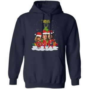Nirvana Santa Band Christmas Tree Sweatshirt