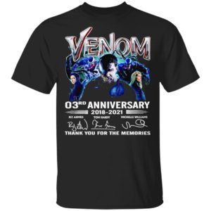 Venom 03Rd Anniversary Thank You For The Memories Signatures Shirt