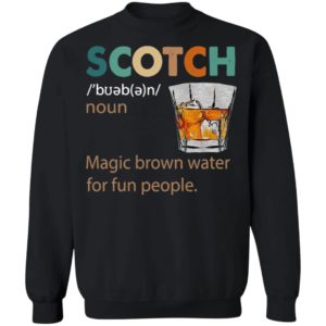Scotch Noun Magic Brown Water For Fun People Shirt