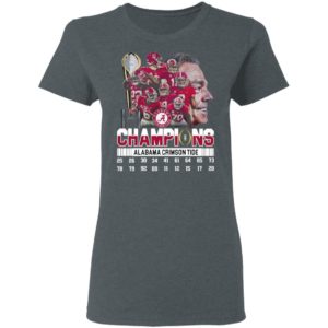 The Champions Alabama Crimson Tide Team Player 2021 Shirt