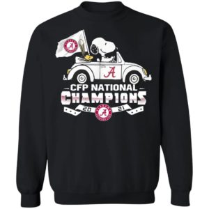 Snoopy And Woodstock Riding Alabama Crimson Tide Cfp National Champions 2021 Shirt