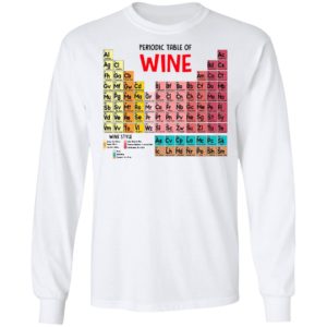The Chemistry Periodic Table Of Wine Shirt