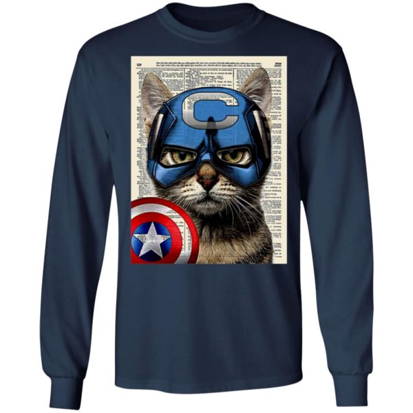 Cat Captain America Shirt