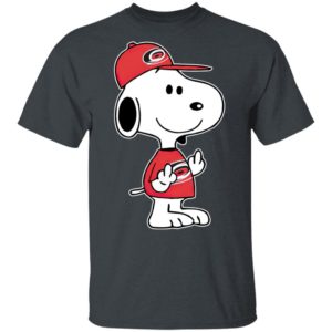 Snoopy Carolina Hurricanes NHL Double Middle Fingers Fck You Shirt