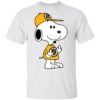 Snoopy Carolina Panthers NFL Double Middle Fingers Fck You Shirt