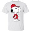 Snoopy Anaheim Ducks NHL Double Middle Fingers Fck You Shirt