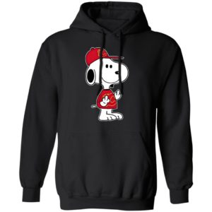 Snoopy Calgary Flames NHL Double Middle Fingers Fck You Shirt