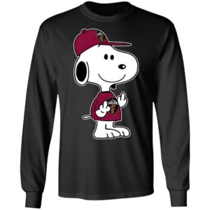 Snoopy Cleveland Cavaliers NBA Double Middle Fingers Fck You Shirt