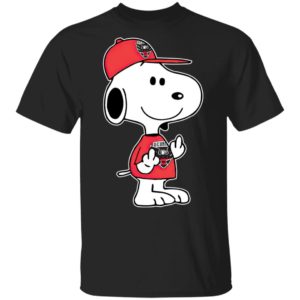 Snoopy DC United MLS Double Middle Fingers Fck You Shirt