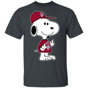 Snoopy Colorado Rapids MLS Double Middle Fingers Fck You Shirt