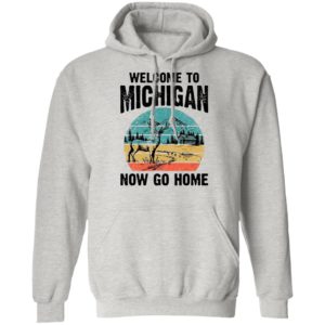 Reindeer Welcome To Michigan Now Go Home Vintage Shirt