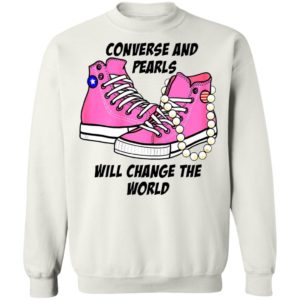 Kamala Harris Converse And Pearls Will Change The World 2021 Shirt