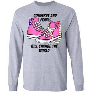 Kamala Harris Converse And Pearls Will Change The World 2021 Shirt