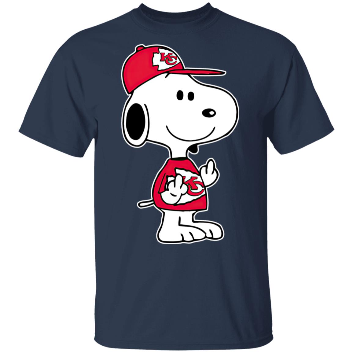 Kansas City Chiefs Champions Super Bowl 2020 Snoopy Middle Finger Shirt