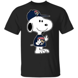 Snoopy Florida Panthers NHL Double Middle Fingers Fck You Shirt