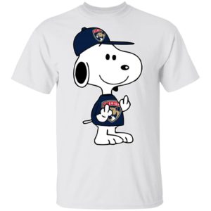 Snoopy Florida Panthers NHL Double Middle Fingers Fck You Shirt