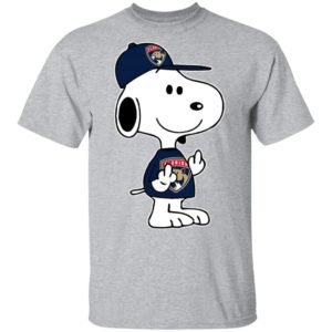 Snoopy Florida Panthers NHL Double Middle Fingers Fck You Shirt