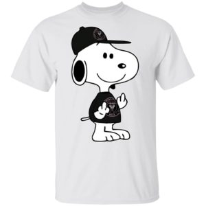 Snoopy Inter Miami CF MLS Double Middle Fingers Fck You Shirt
