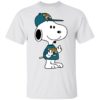 Snoopy Jacksonville Jaguars NFL Double Middle Fingers Fck You Shirt