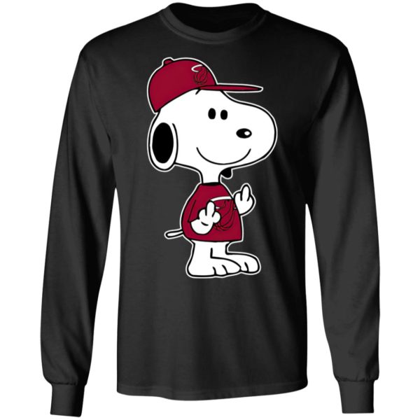 Snoopy Miami Heat NBA Double Middle Fingers Fck You Shirt