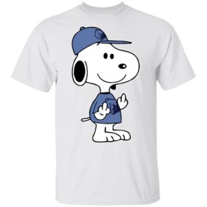 Snoopy Memphis Grizzlies NBA Double Middle Fingers Fck You Shirt