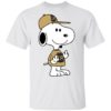 Snoopy Los Angeles Lakers NBA Double Middle Fingers Fck You Shirt