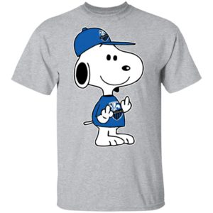Snoopy Montreal Impact MLS Double Middle Fingers Fck You Shirt