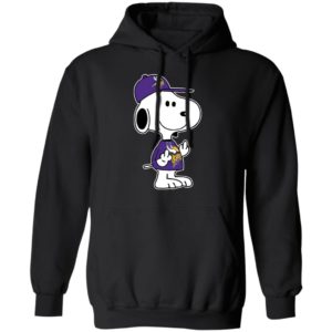 Snoopy Minnesota Vikings NFL Double Middle Fingers Fck You Shirt