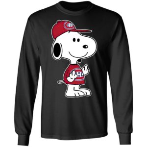 Snoopy Montreal Canadiens NHL Double Middle Fingers Fck You Shirt