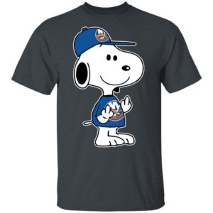 Snoopy New York Islanders NHL Double Middle Fingers Fck You Shirt