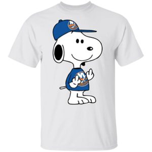 Snoopy New York Islanders NHL Double Middle Fingers Fck You Shirt