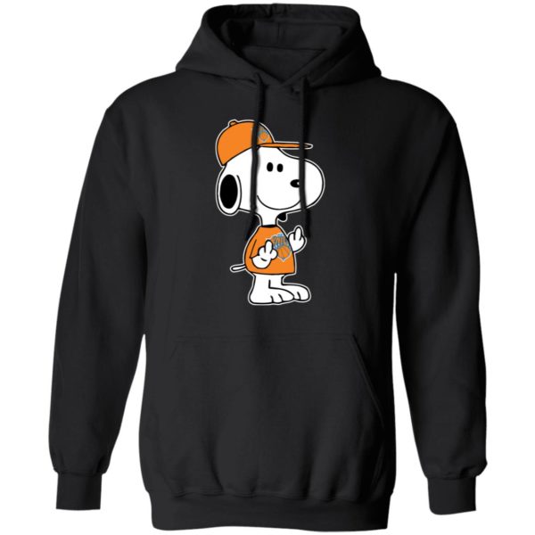 Snoopy New York Knicks NBA Double Middle Fingers Fck You Shirt